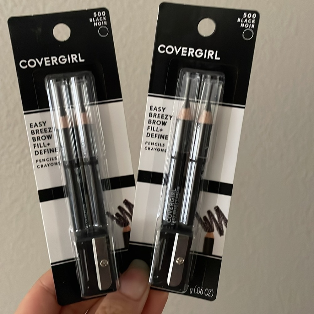 NEW CoverGirl Brow Fill + Define Pencils in color 500 Black